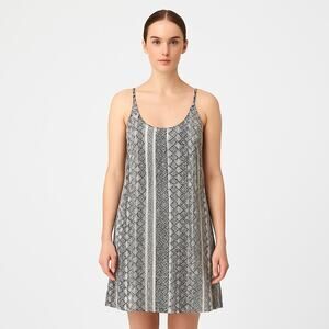 Bishop + Young Tribal Print Sleeveless Mini Dress - Size Small, Black & White